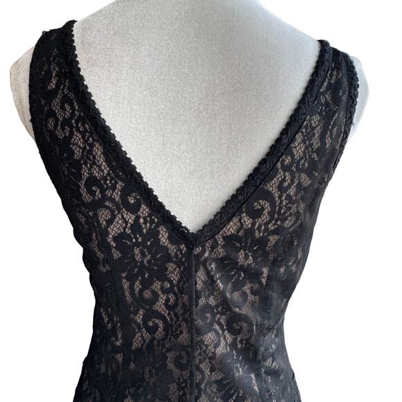 Alexa Admor Womens Lace Dress Size L Sleeveless Handkerchief Witchy Whimsigoth - Picture 5 of 10